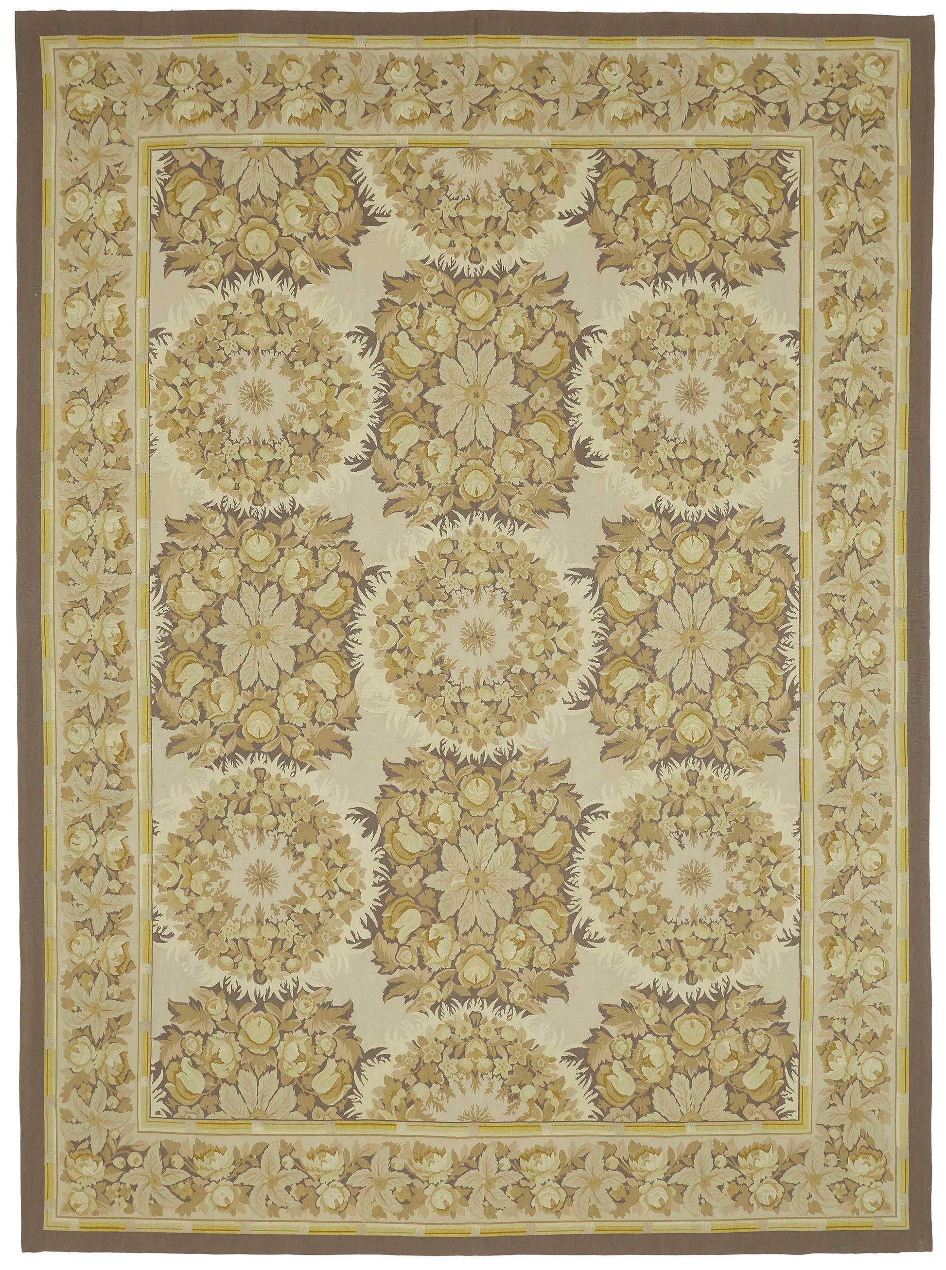 9x12 Floral Aubusson Kilim - 47400