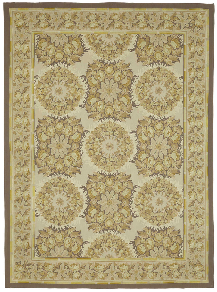 9x12 Floral Aubusson Kilim - 47400