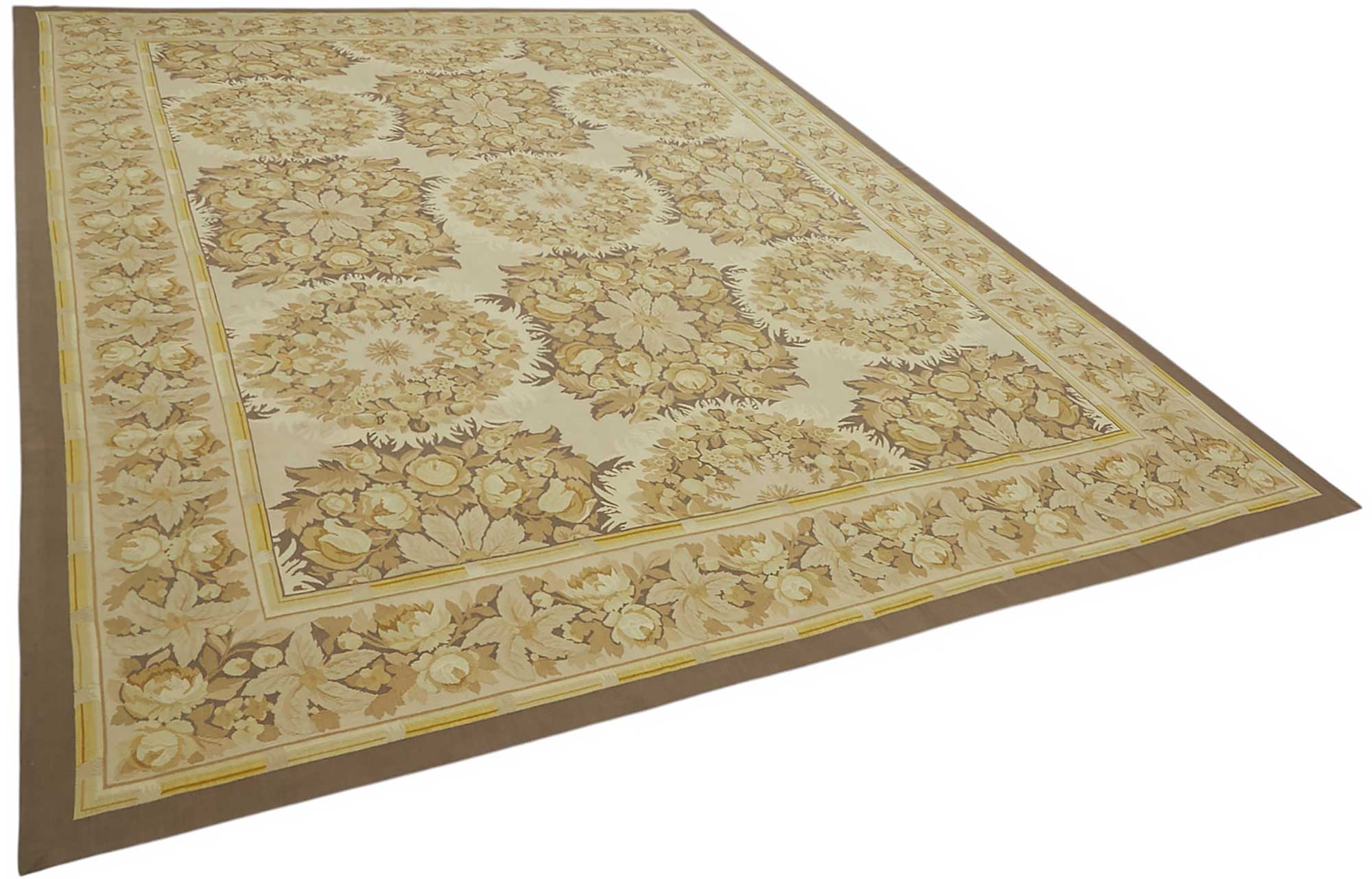 9x12 Floral Aubusson Kilim - 47400