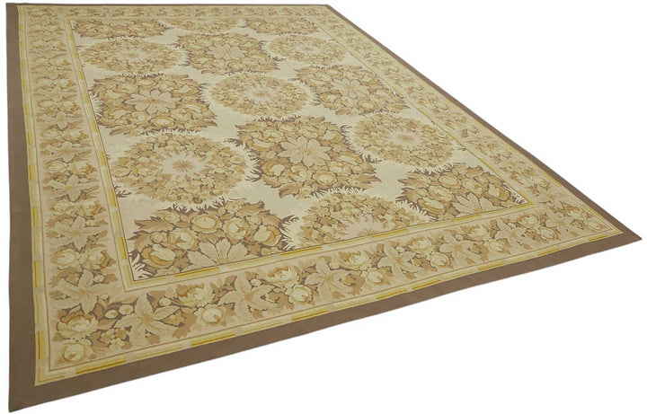9x12 Floral Aubusson Kilim - 47400