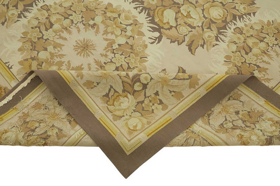 9x12 Floral Aubusson Kilim - 47400