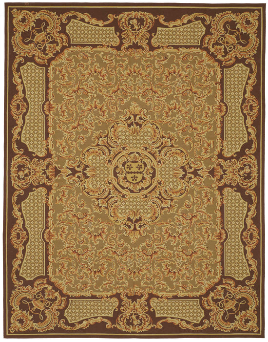 9x12 Floral Aubusson Kilim - 47403