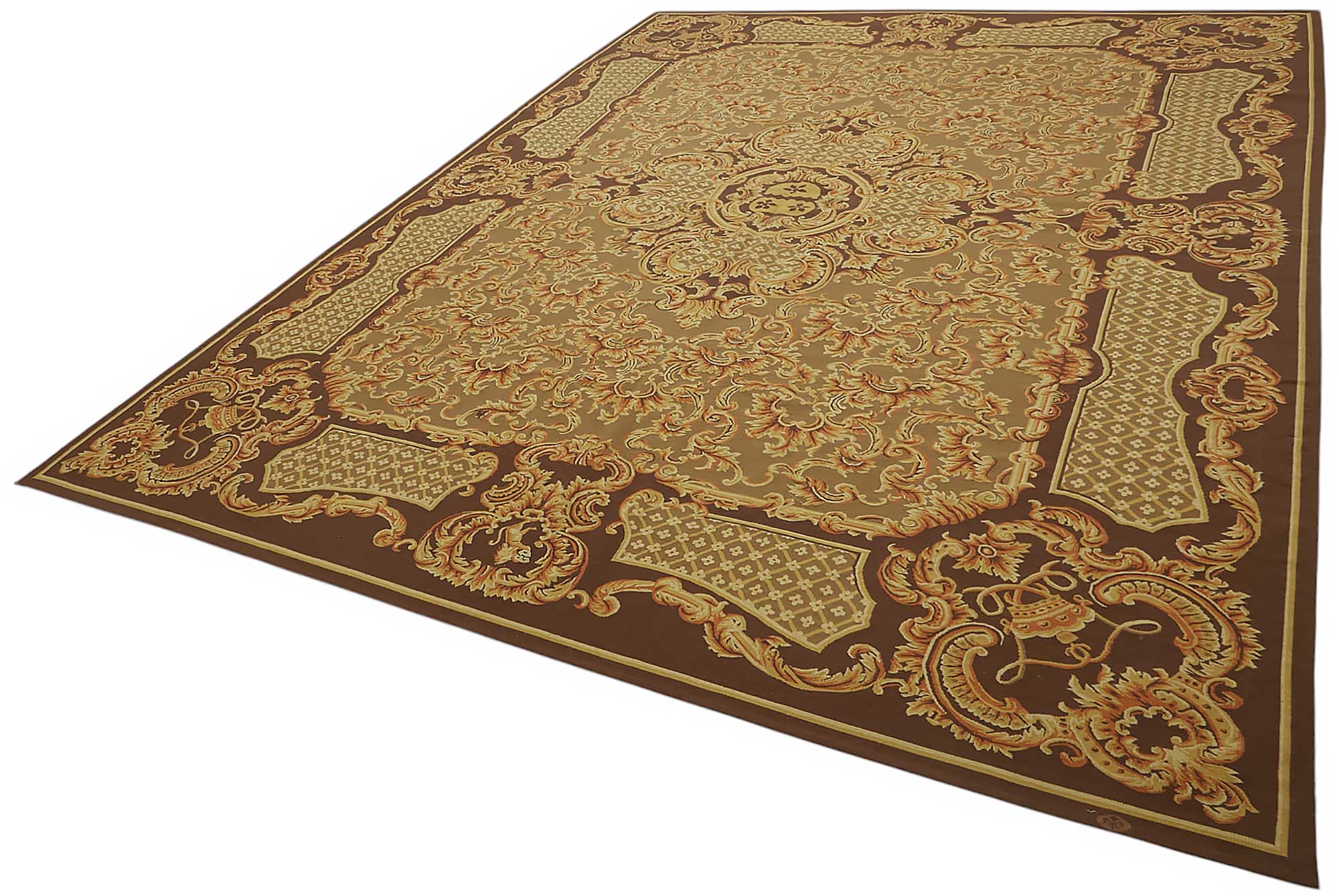 9x12 Floral Aubusson Kilim - 47403