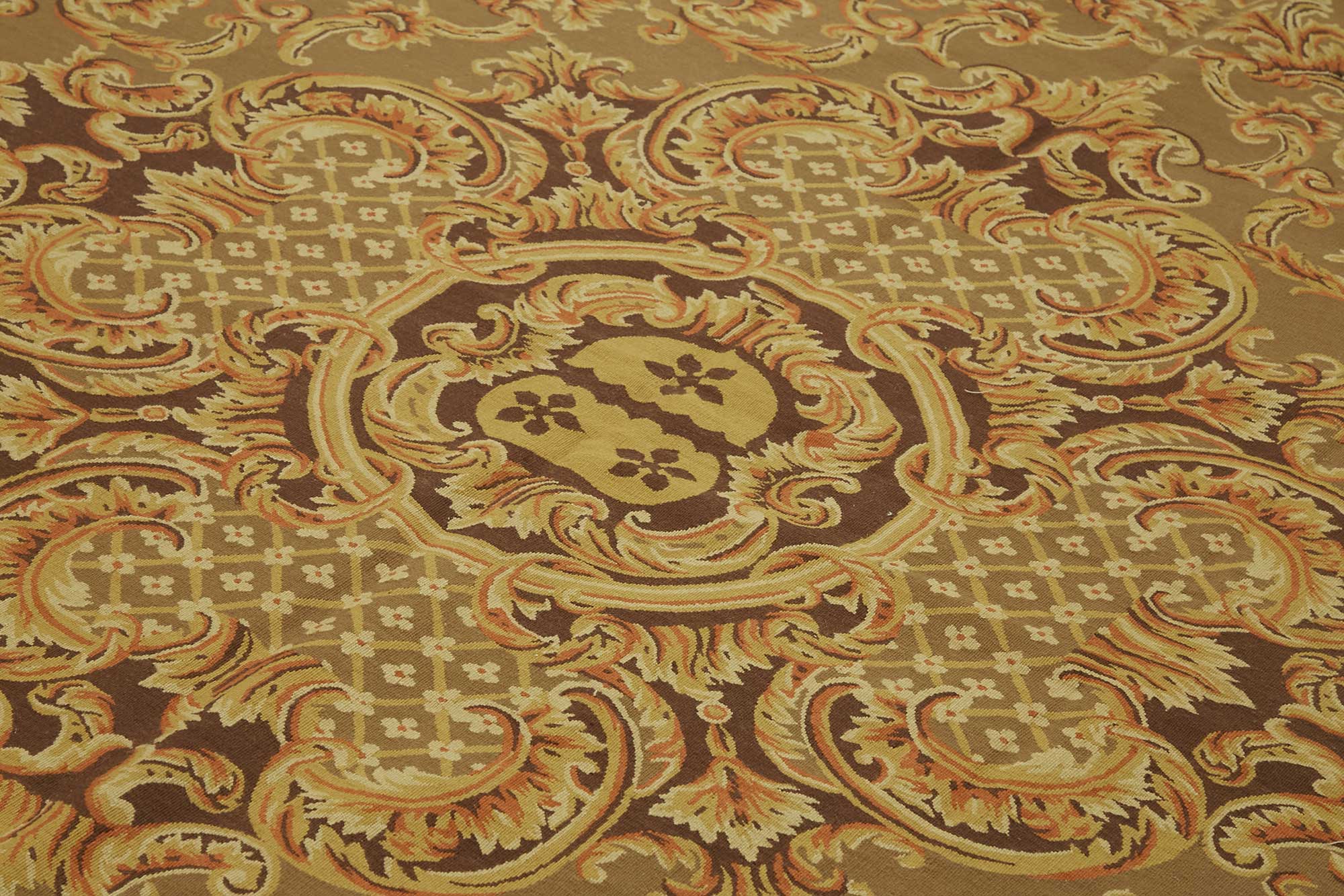 9x12 Floral Aubusson Kilim - 47403