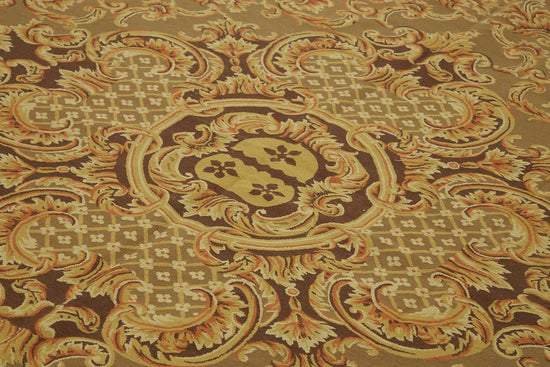 9x12 Floral Aubusson Kilim - 47403