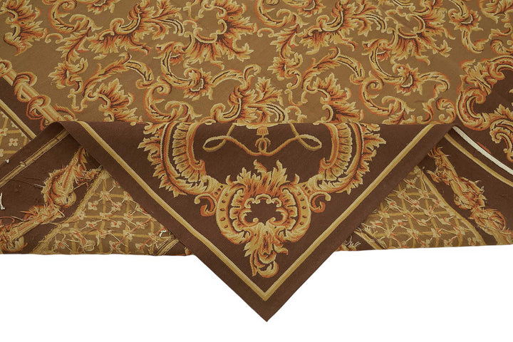 9x12 Floral Aubusson Kilim - 47403