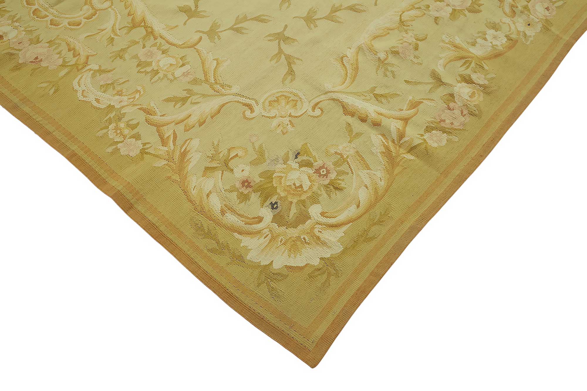 8x10 Floral Aubusson Kilim - 47404