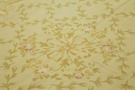 8x10 Floral Aubusson Kilim - 47404