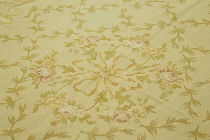 8x10 Floral Aubusson Kilim - 47404