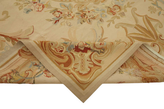 9x12 Floral Aubusson Kilim - 47406