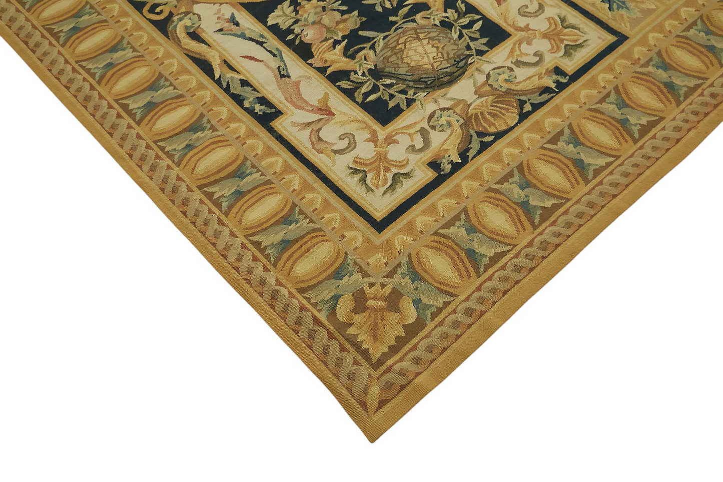 10x15 Floral Aubusson Kilim - 47408