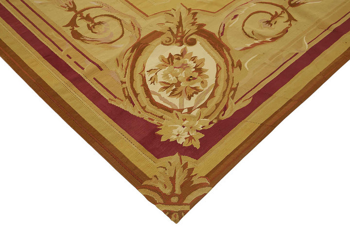 9x12 Floral Aubusson Kilim - 47409