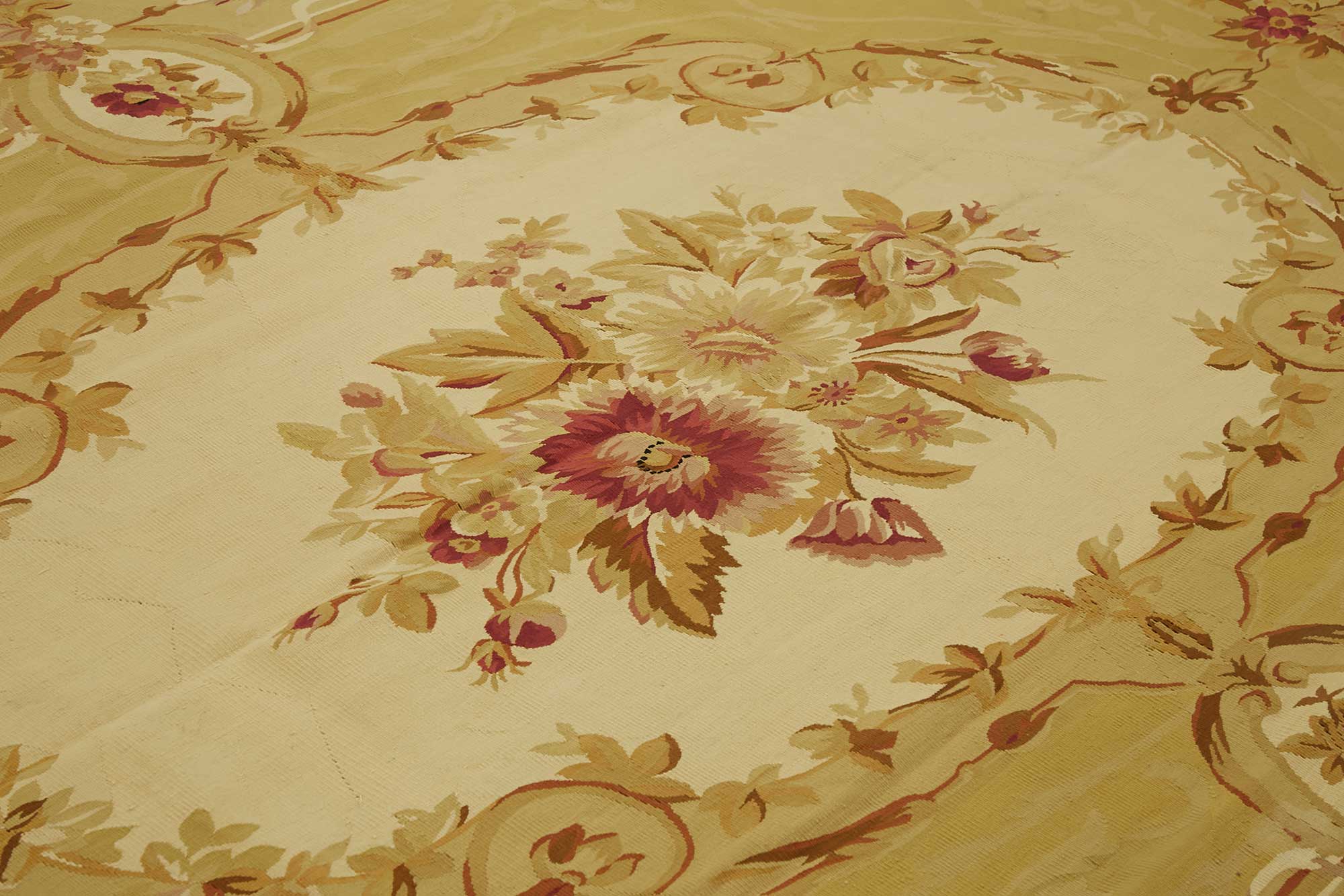 9x12 Floral Aubusson Kilim - 47409