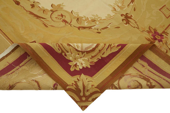 9x12 Floral Aubusson Kilim - 47409