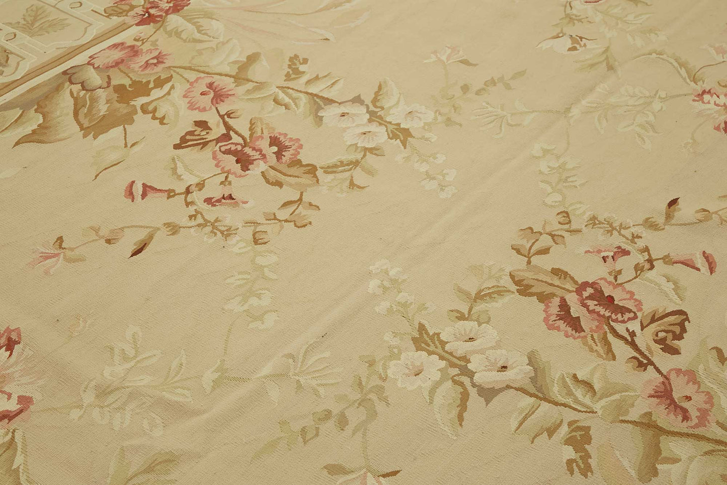 9x12 Floral Aubusson Kilim - 47410