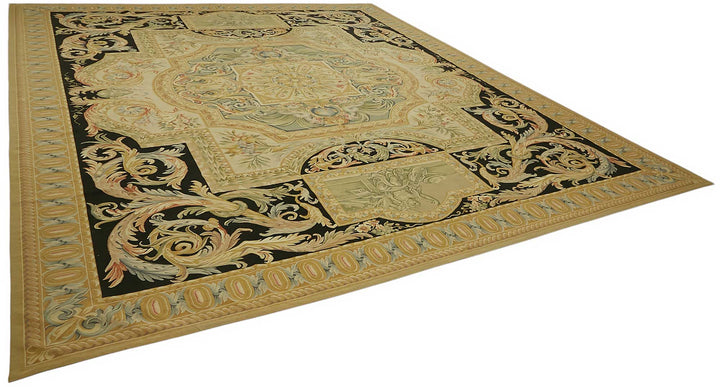 12x15 Floral Aubusson Kilim - 47412