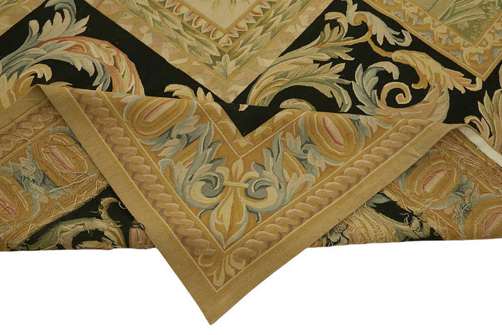 12x15 Floral Aubusson Kilim - 47412