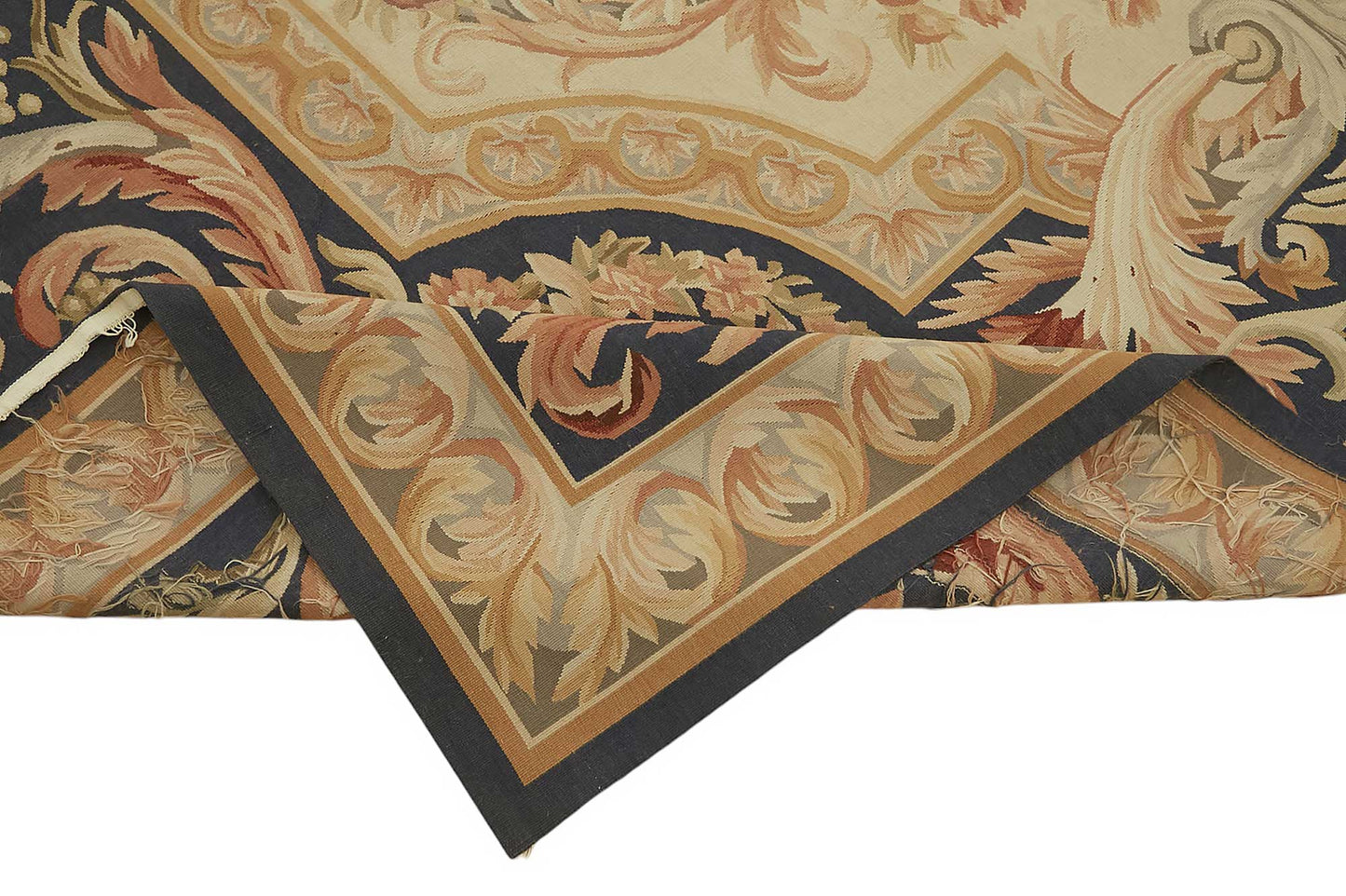 9x12 Floral Aubusson Kilim - 47415