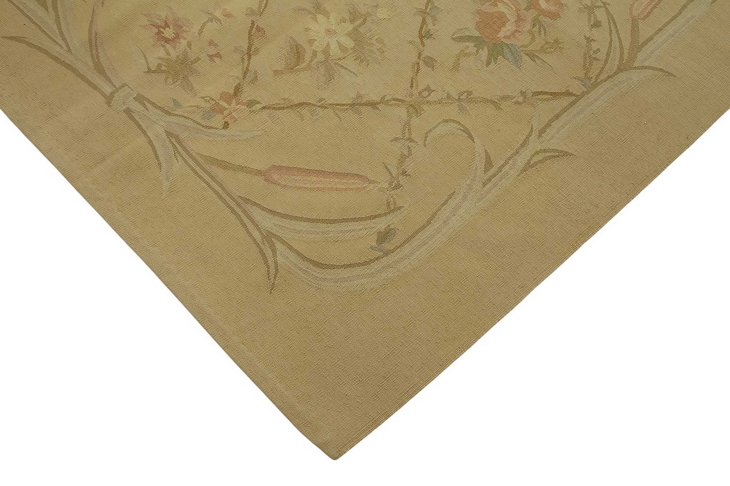 9x12 Floral Aubusson Kilim - 47418