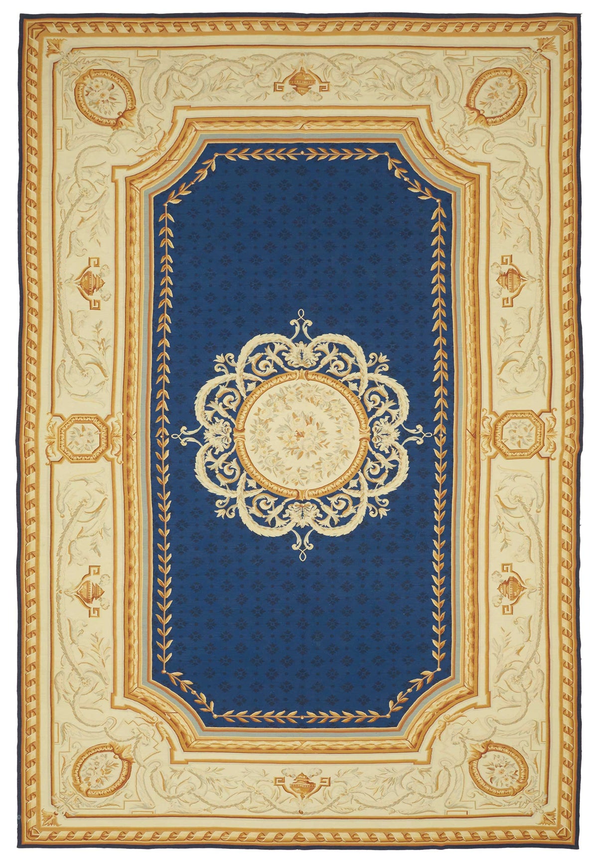 10x15 Floral Aubusson Kilim - 47431