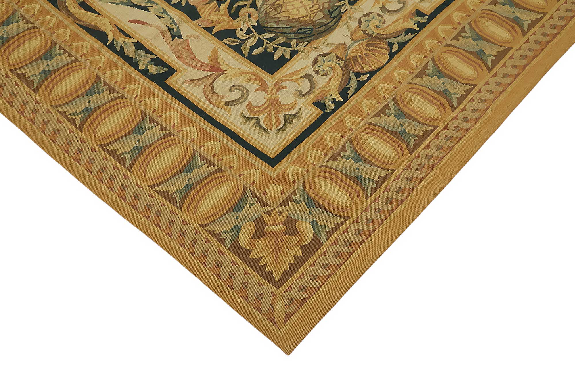 10x14 Floral Aubusson Kilim - 47433