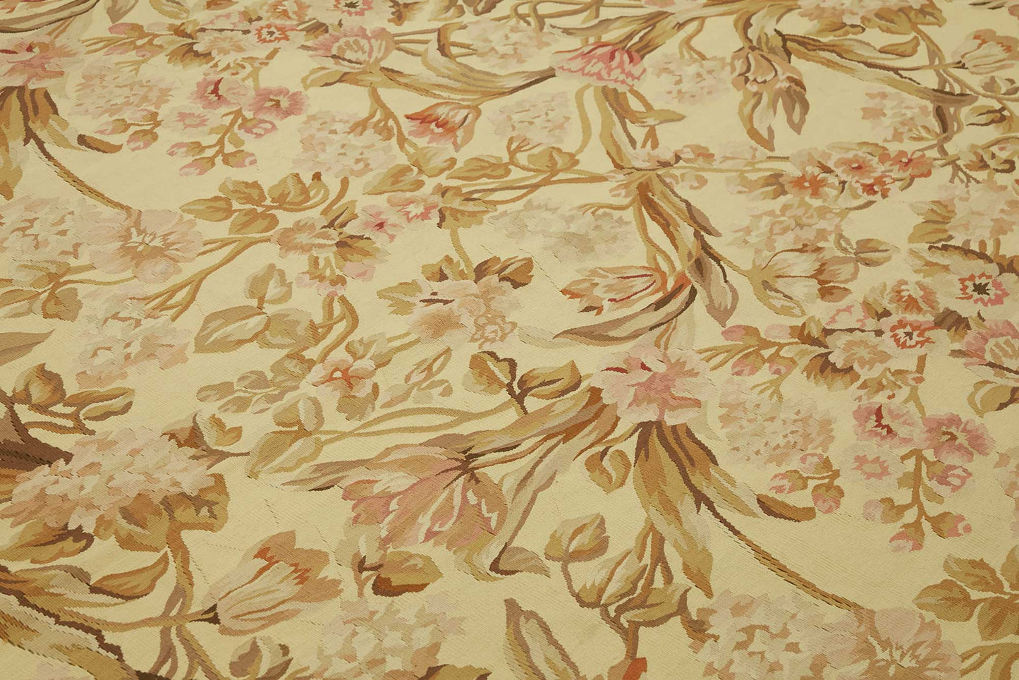 9x12 Floral Aubusson Kilim - 47434