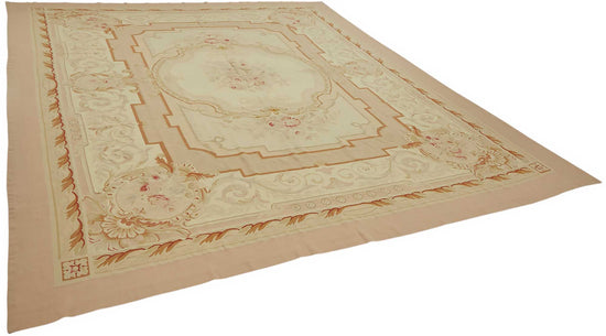 10x13 Floral Aubusson Kilim - 47435