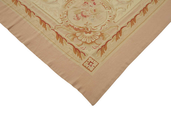 10x13 Floral Aubusson Kilim - 47435