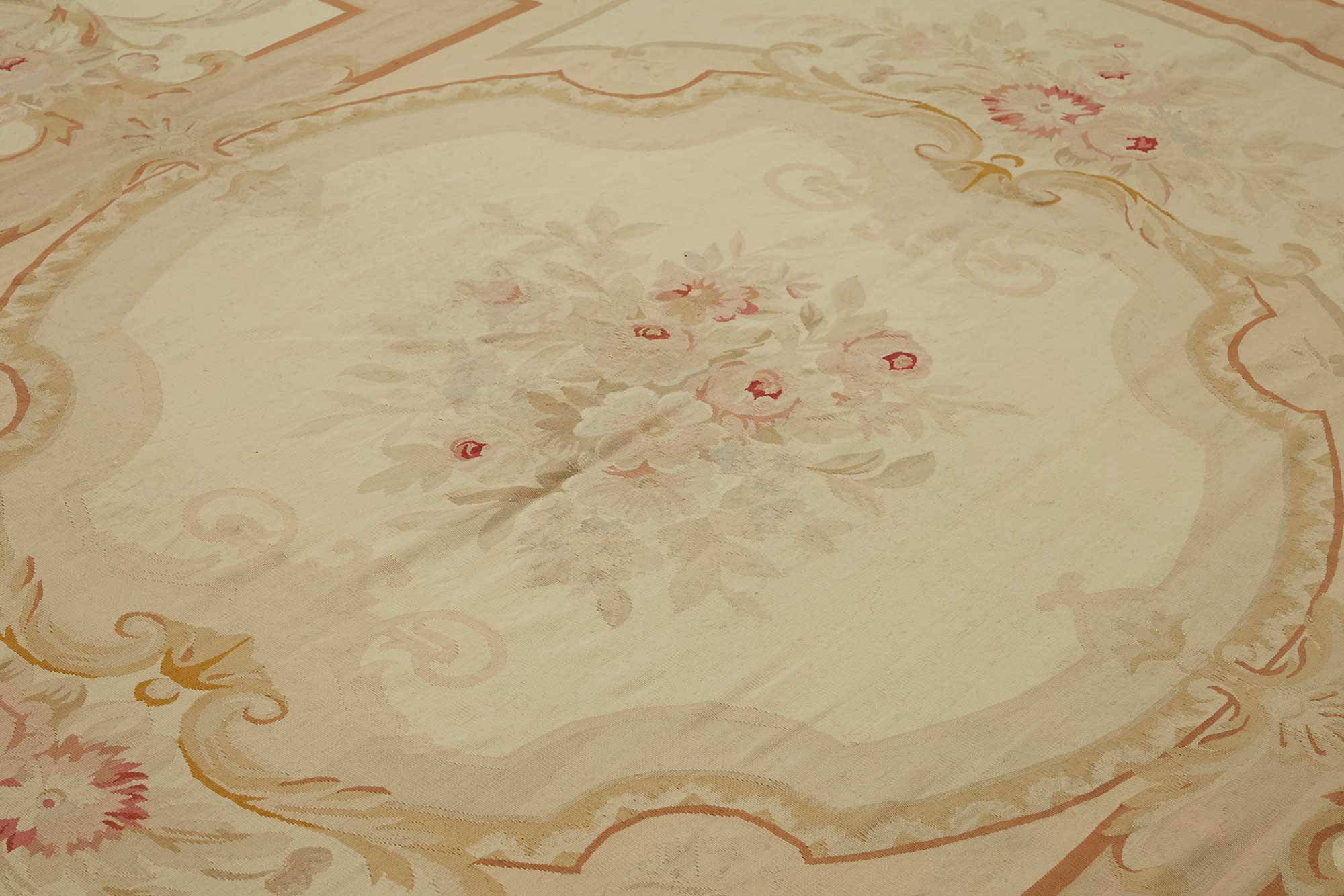10x13 Floral Aubusson Kilim - 47435