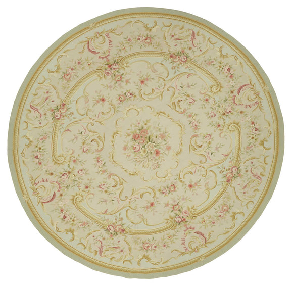 12x12 Floral Aubusson Kilim - 47437