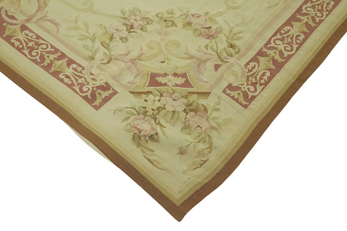 8x9 Floral Aubusson Kilim - 47440