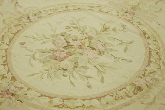 8x9 Floral Aubusson Kilim - 47440