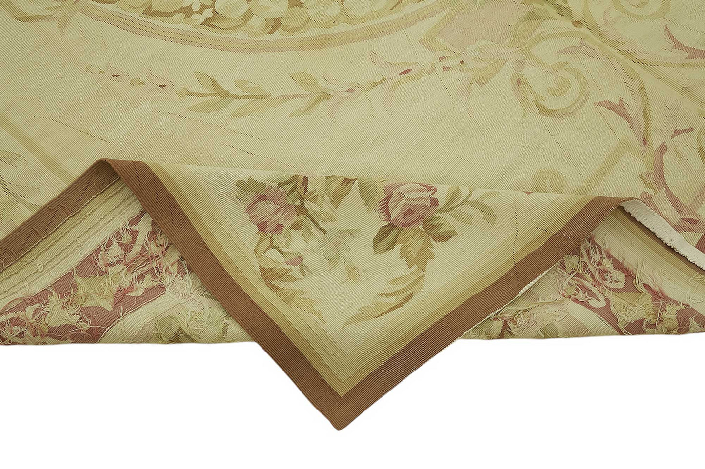 8x9 Floral Aubusson Kilim - 47440