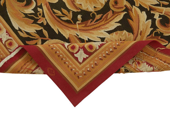 3x10 Floral Aubusson Kilim - 47441