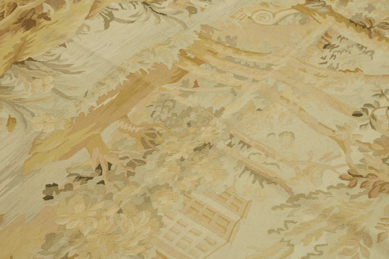 5x8 Floral Aubusson Kilim - 47443