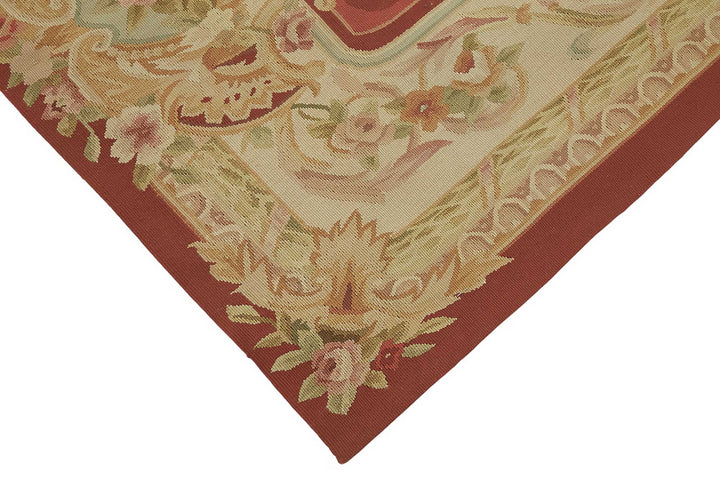 3x5 Floral Aubusson Kilim - 47445
