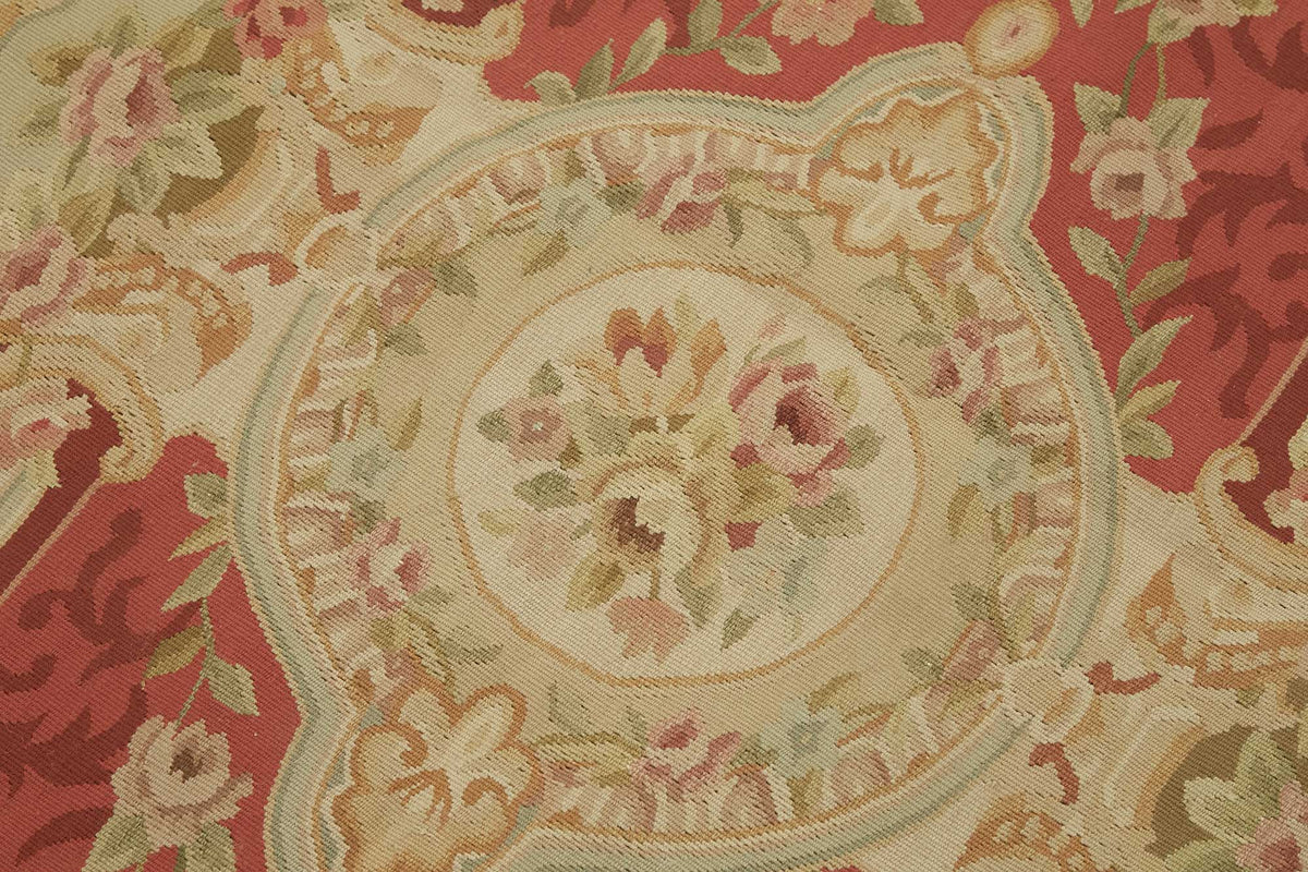 3x5 Floral Aubusson Kilim - 47445