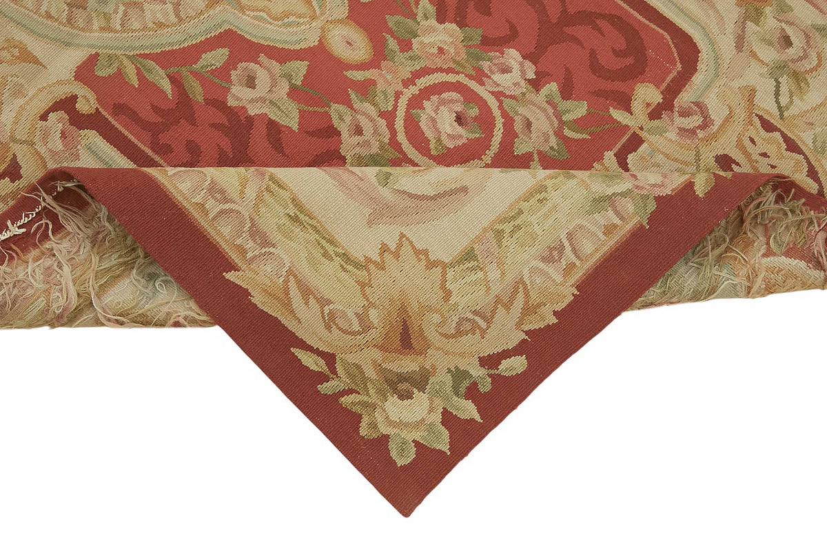 3x5 Floral Aubusson Kilim - 47445