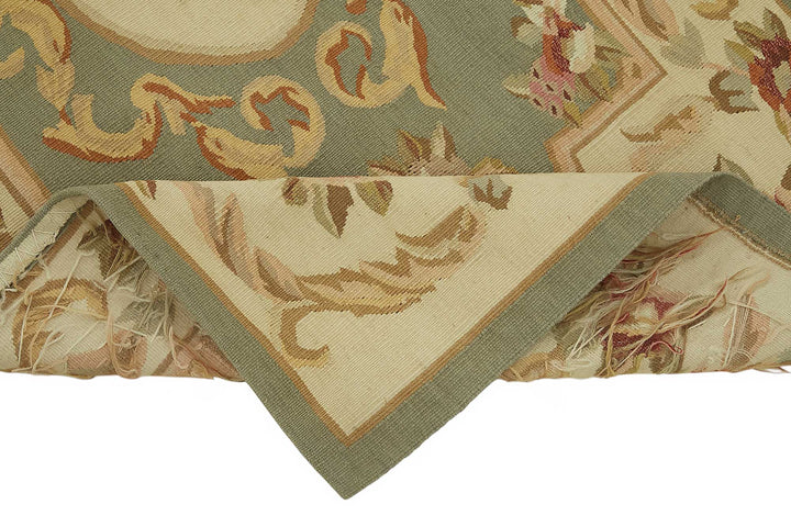 2x5 Floral Aubusson Kilim - 47446