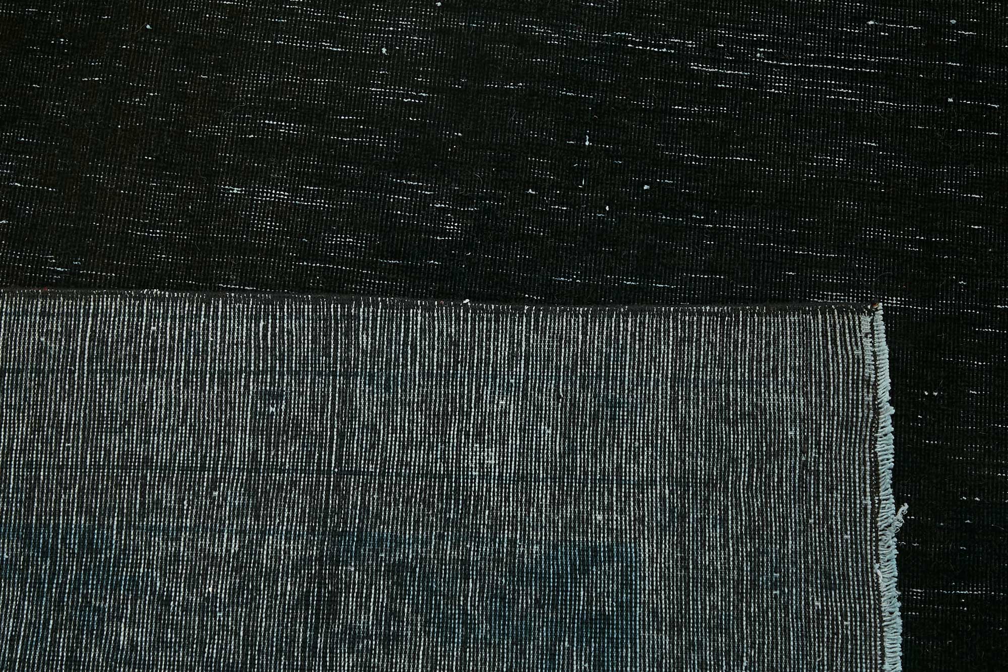 10x13 Black Overdyed Area Rug - 47493