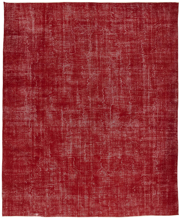 10x13 Red Overdyed Area Rug - 47494