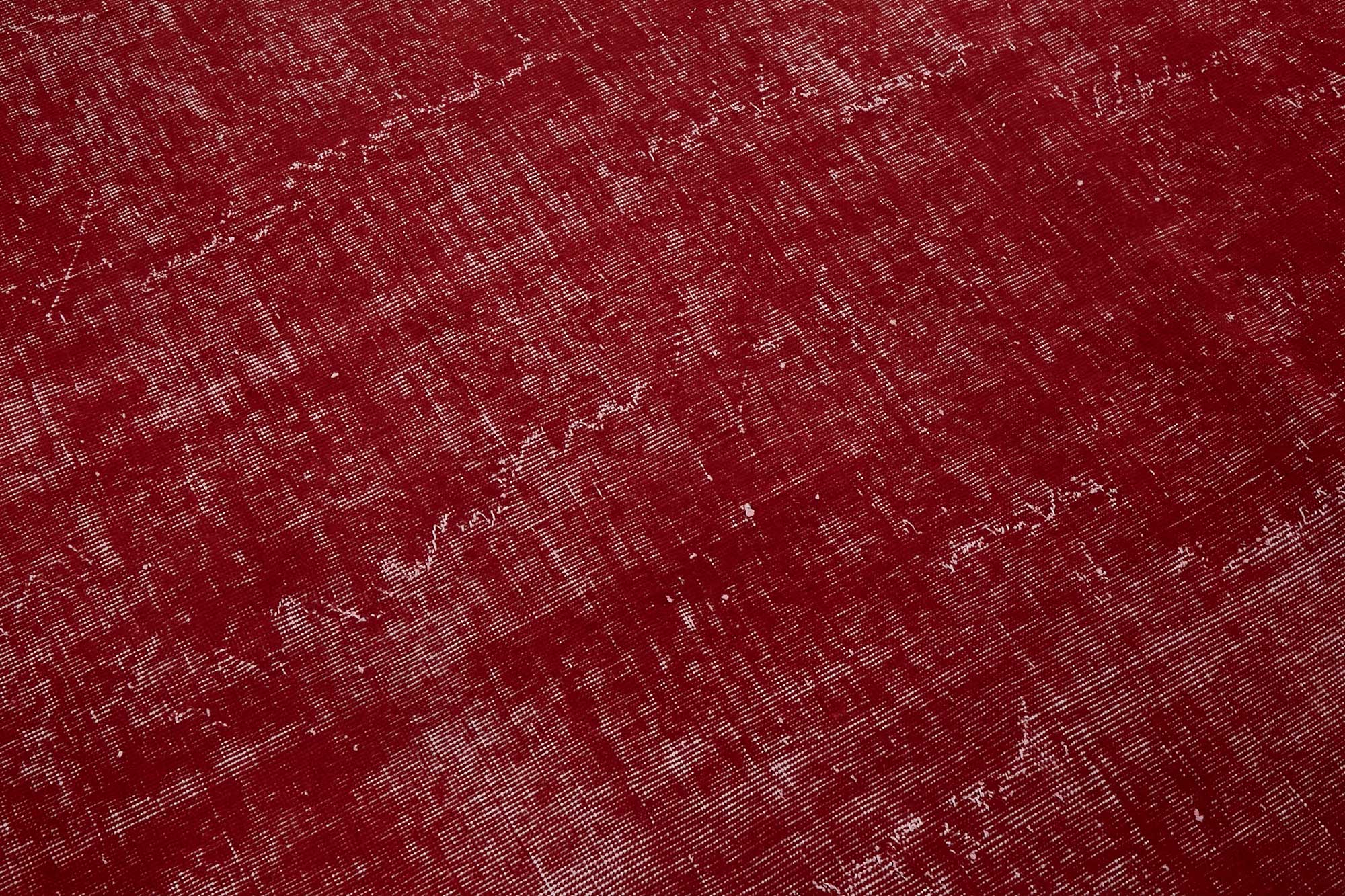 10x13 Red Overdyed Area Rug - 47494
