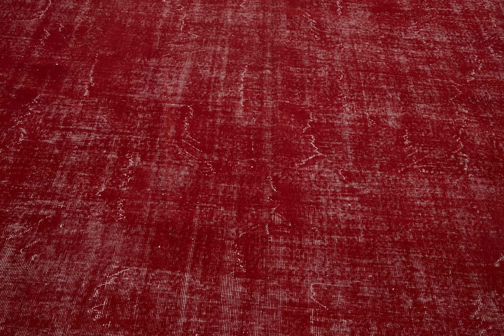 10x13 Red Overdyed Area Rug - 47494