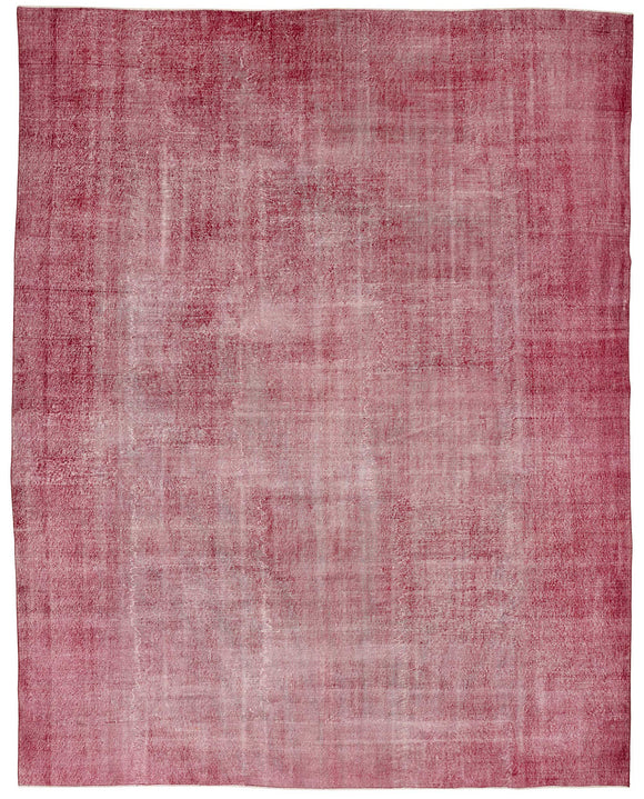 10x13 Red Overdyed Area Rug - 47496