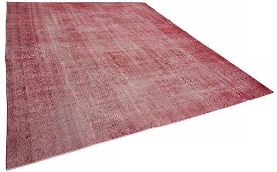 10x13 Red Overdyed Area Rug - 47496