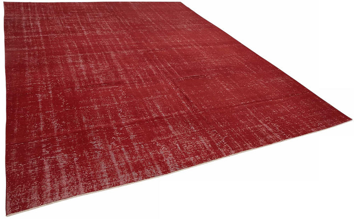 10x13 Red Overdyed Area Rug - 47497