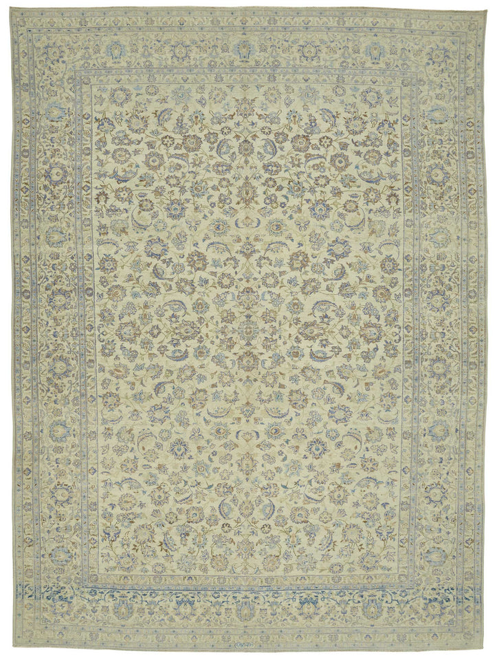 9x13 Vintage Hand-Knotted Rug - 47501