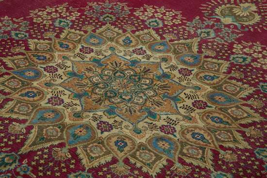 10x13 Vintage Hand-Knotted Rug - 47503