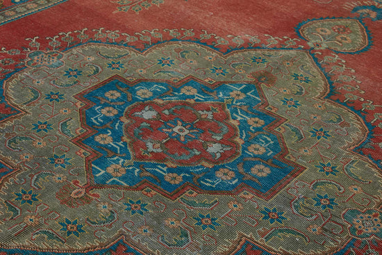 10x13 Vintage Hand-Knotted Rug - 47504