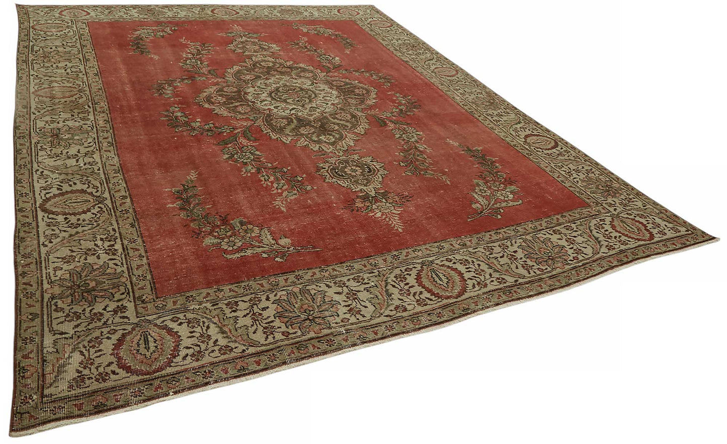 9x12 Vintage Hand-Knotted Rug - 47505